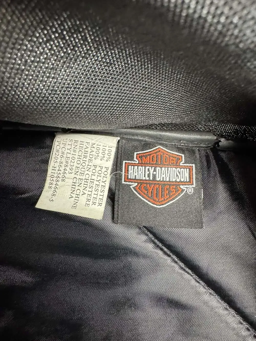 Harley-Davidson Flaming Skull and Camo Patch Backpack